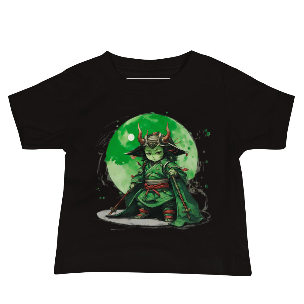 T-shirt Noir pour enfant - Chibi Warrior - Mori no Chibi Samuraï